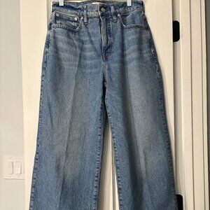 Madewell "The Perfect Vintage Wide-Leg Jean" - size 28